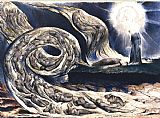William Blake The Lovers' Whirlwind illustrates Hell in Canto V of Dante's Inferno painting